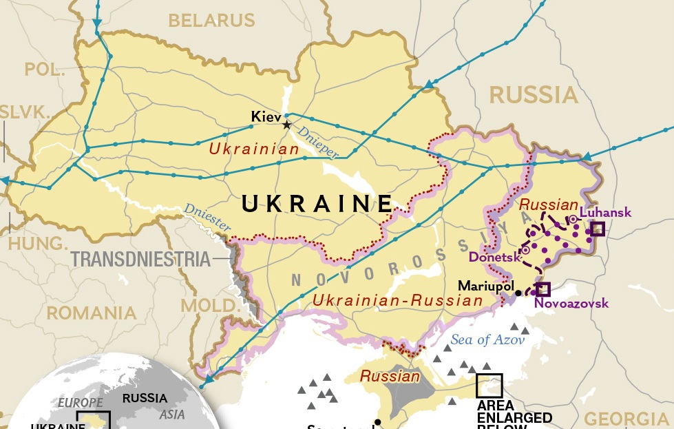Американський National Geographic пояснив скандальний матеріал про Україну із «Новоросією» на карті