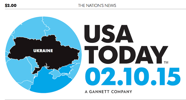 Газета USA Today опублікувала карту України без Криму