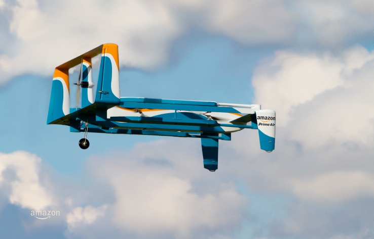 Amazon представив гібридний дрон для доставки товарів покупцям