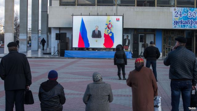 У Криму влаштують колективний перегляд прес-конференції Путіна