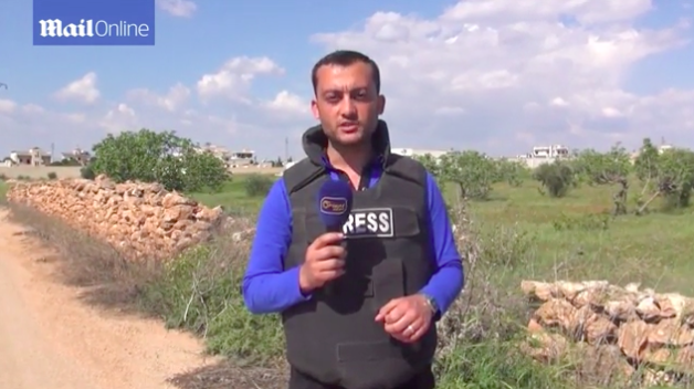 У Сирії журналіст отримав поранення під час прямого ефіру