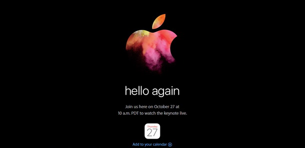 Apple проведе ще одну презентацію своїх новинок 27 жовтня