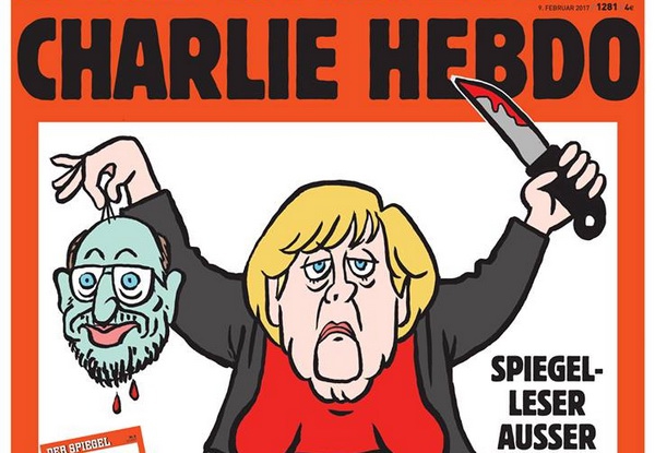 Charlie Hebdo опублікував нову карикатуру на Ангелу Меркель